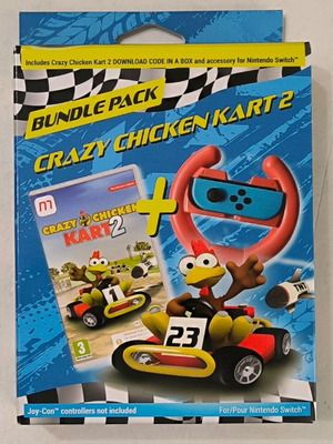 Nintendo Switch Crazy Chicken Kart 2 Bundle Pack new