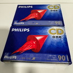 Philips CD One 90 cassettes new, set of 2