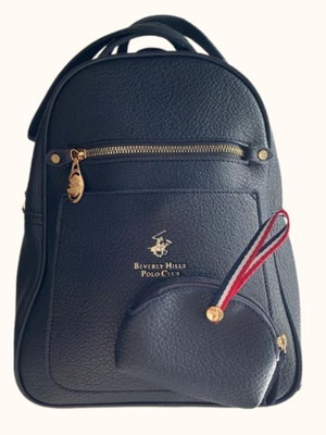 Beverly Hills Polo Club Backpack like new, dark blue