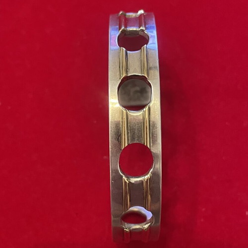 Silver gold bracelet 925 750 18k handmade used