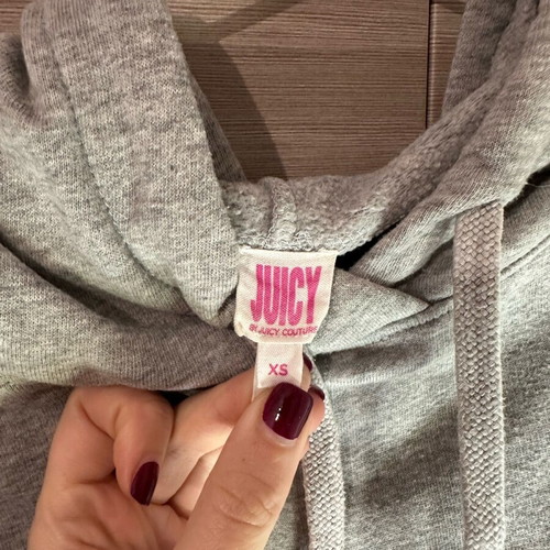 Juicy Couture sweatshirt used, gray, size XS