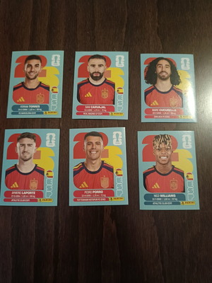 Panini Spain stickers new, set of 6