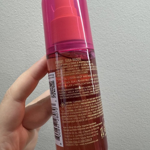 NYX Suga Baddie Hair & Body Mist new, gourmand vanilla scent
