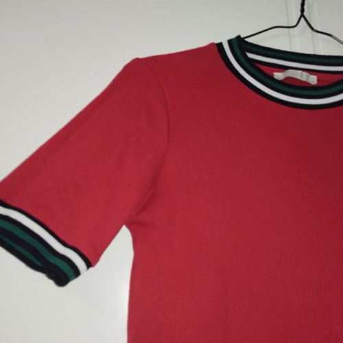 Zara red dress hip line, like new, size L