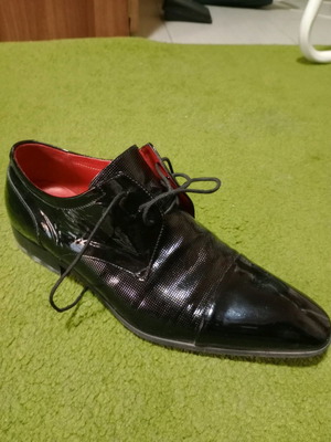 Groom shoes used once, size 42-43, black