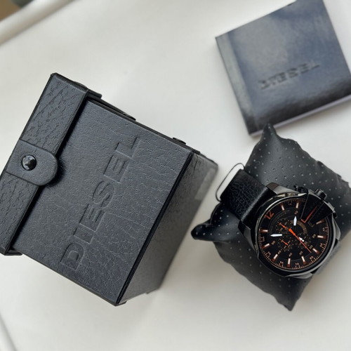 Diesel Mega Chief Chronograph like new, steel, black
