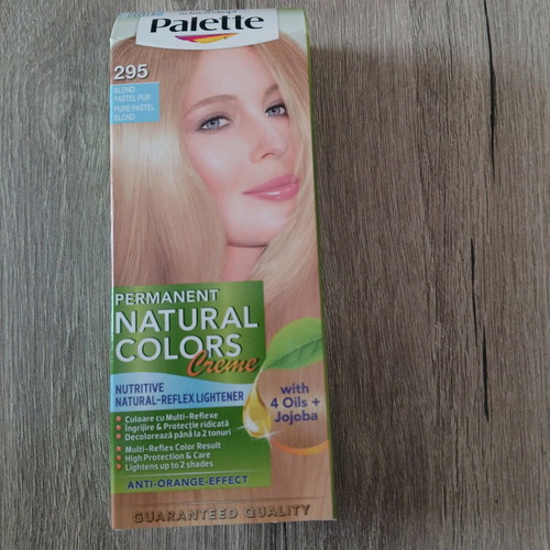 Palette hair dye blonde depending on base new