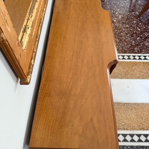 Μπουφές με καθρέφτη μεταχειρισμένος, τρία συρτάρια, ένα ράφι