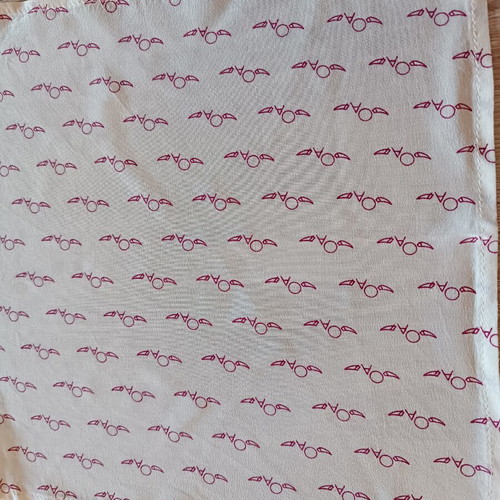 Silk vintage pocket scarf Olympic Airways (OA)