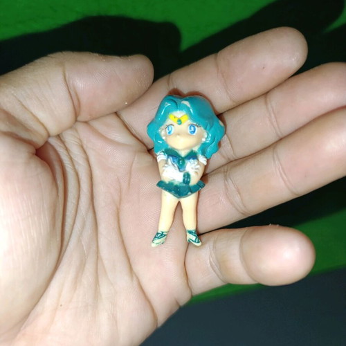 Sailor Neptune small plastic figure used from Sailor Moon