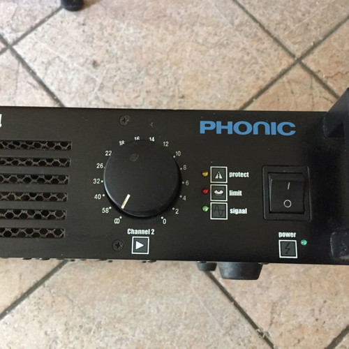 Phonic MAR 4 vintage power amplifier used