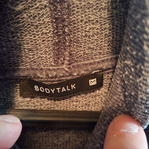 Body Talk hoodie used, grey, size M