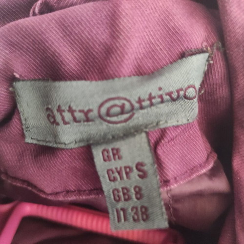 Attrativo coat used with detachable hood, purple, size S