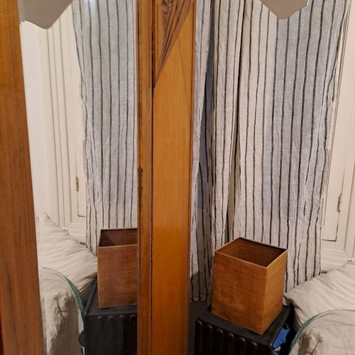 Vintage wardrobe 1930-50 with mirror, like new