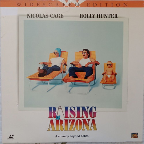 Raising Arizona LaserDisc 1987 like new, comedy