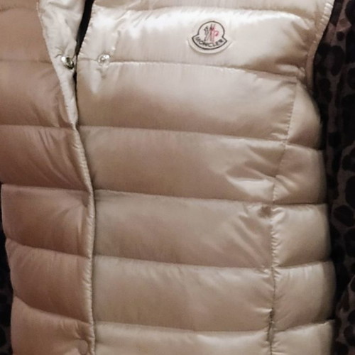 Moncler Liana sleeveless down vest new, white, size M