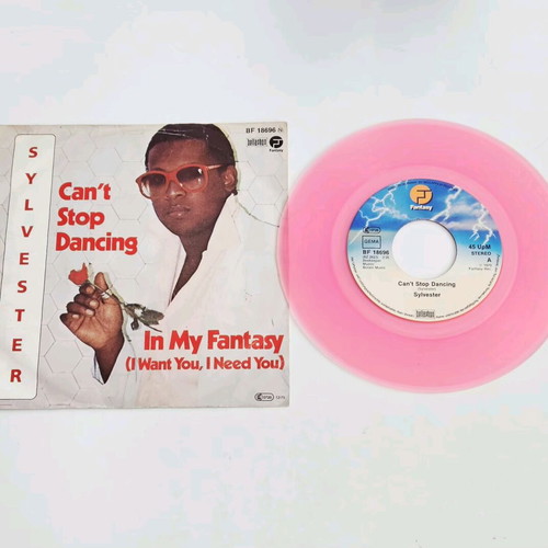 Sylvester Can't Stop Dancing 7" vinyl near mint, pink German edition