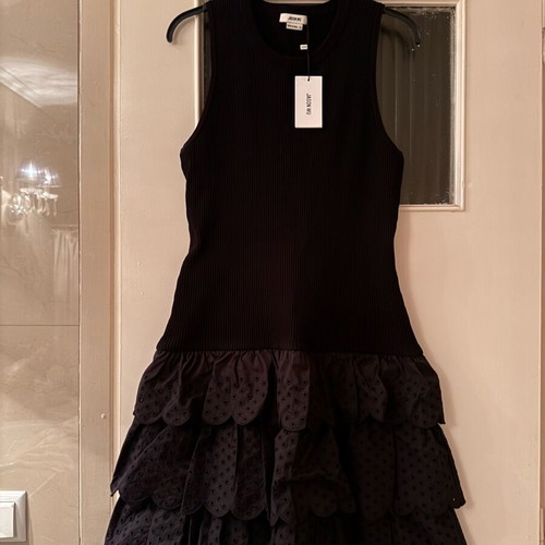 Jason Wu dress new with tag, size XL, black, viscose cotton