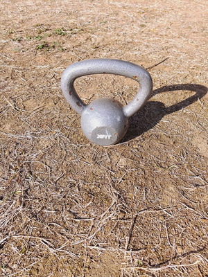 Xfit 6kg metal kettlebell