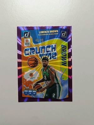 Brown Crunch Time Panini Euroleague purple like new