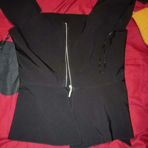 Summer T-shirt used, size M, with zipper