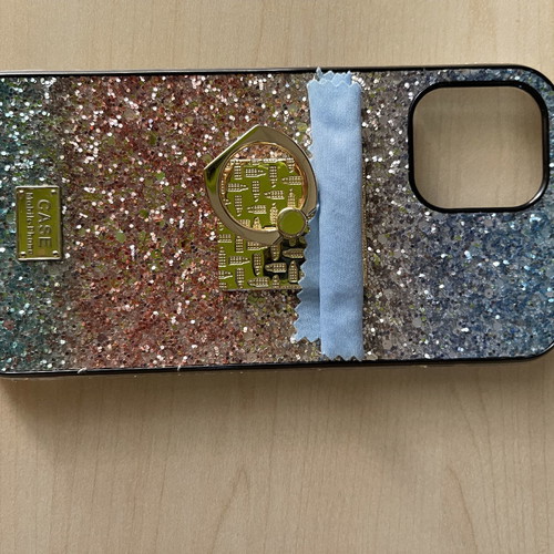 Phone case used with glitter for iPhone 12 Pro Max