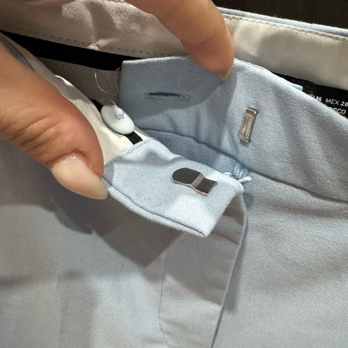 Zara pants with pockets like new, turquoise, size M