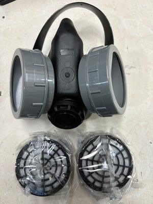 Chemical mask with double filters new