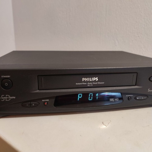 VCR Philips VR171 μεταχειρισμένο, δεν παίζει κασέτα, χωρίς καλώδια