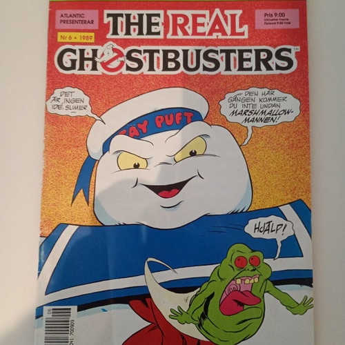 The Real Ghostbusters comic like new, Danish language