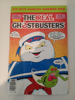 The Real Ghostbusters κόμικ σαν καινούριο, δανέζικη γλώσσα