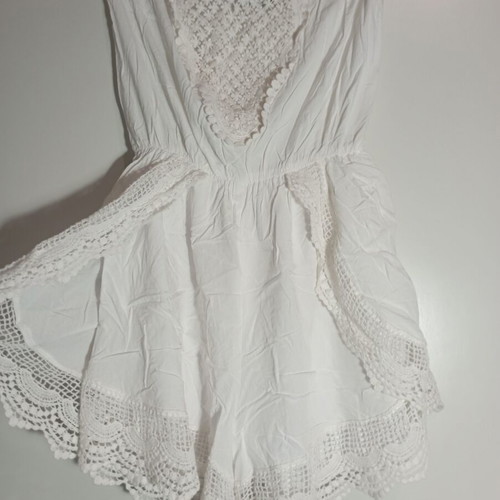 BSB Strapless Salopette white, like new, lined