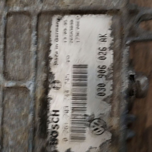 ECU Polo VW 1.0 AEV used computer 0261203744 030906026AK