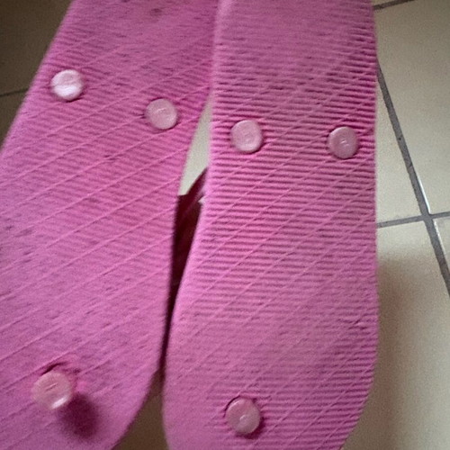 Flip flops used size 35 pink with 23 cm sole