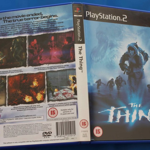 The Thing PlayStation 2 like new, complete UK version
