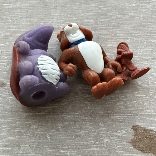 Collectible figures set of 3 from 80s/90s like new