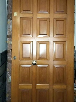 Solid Walnut Doors like new, set of 2, 210x93cm and 210x88cm
