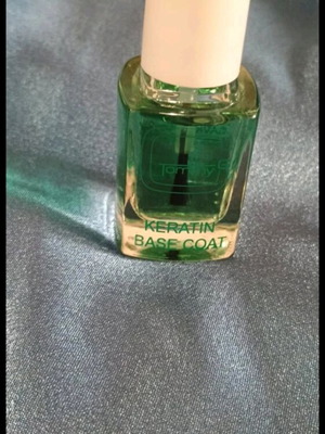 Keratin nail polish like new, transparent, colorless