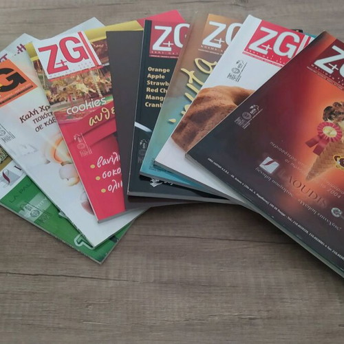 Pastry Magazines new, set of 13 with Greek and international recipes