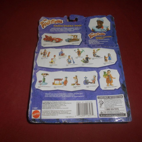 The Flintstones Barney Rubble action figure 1993 Mattel used