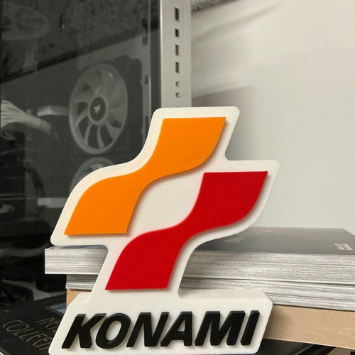 Konami logo decorative item new, PLA material