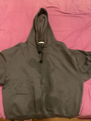 Zara sweatshirt like new with Mickey print unisex, gray, size S