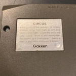 Gakken 1983 Circus Handheld LCD Game vintage used