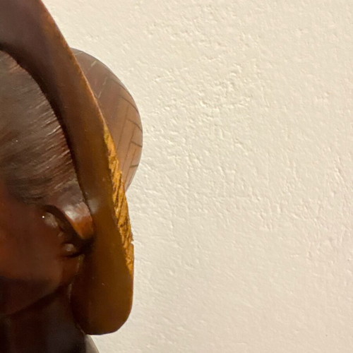 African woodcarving figures used, couple set