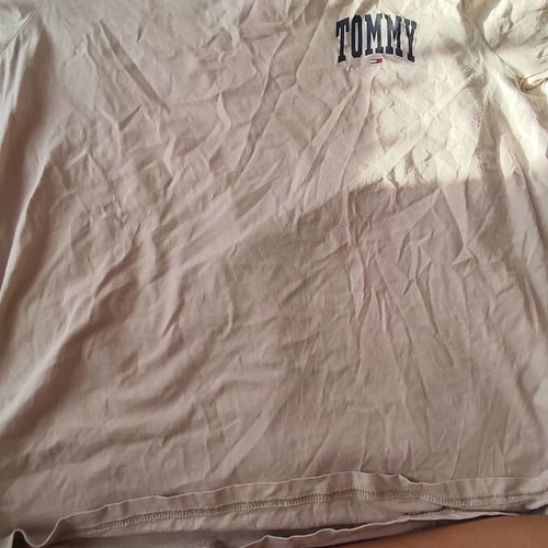 Tommy Hilfiger short sleeve shirt beige like new, size L