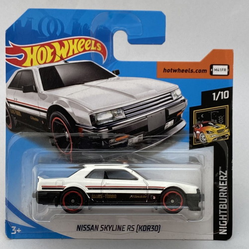 Nissan Skyline RS (KDR30) Hot Wheels Nightburnerz toy car 1:64, white