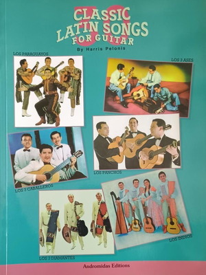 Guitar book Classic Latin Songs used, Greek language