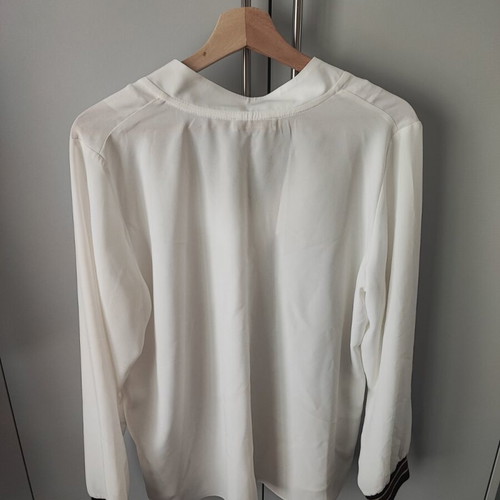 Beige-Cream Long Sleeve Blouse Derpouli Like New Size 4
