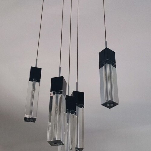 Ceiling light used with crystals