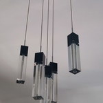 Ceiling light used with crystals